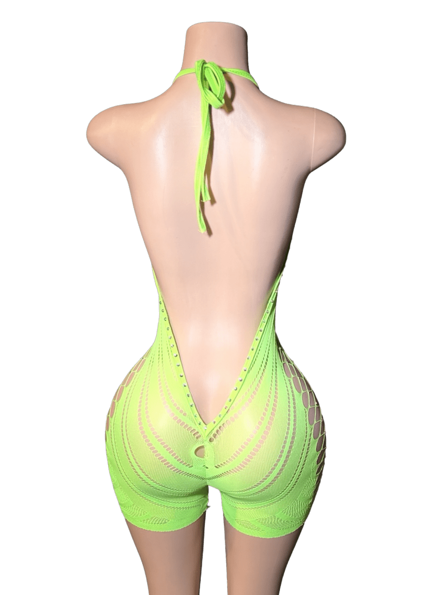 Lime Rita Romper Set - That Plug Lady