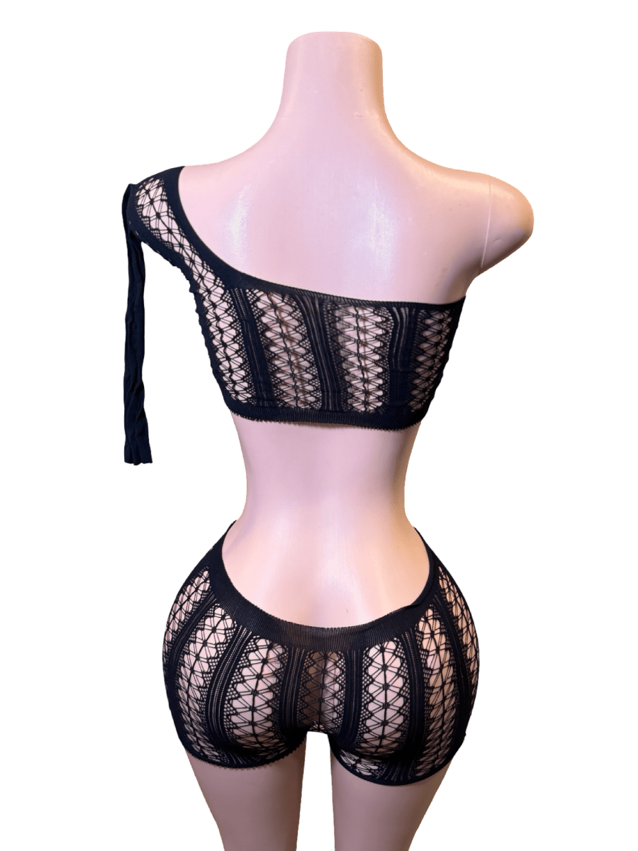 One Shoulder Web Set - That Plug Lady