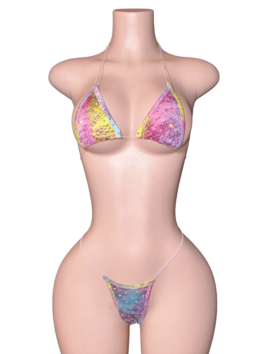 Rainbow Restricter Bikini - That Plug Lady
