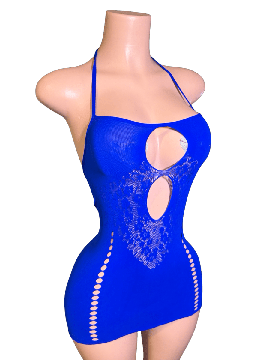 Rocker Dress - Blue - That Plug Lady